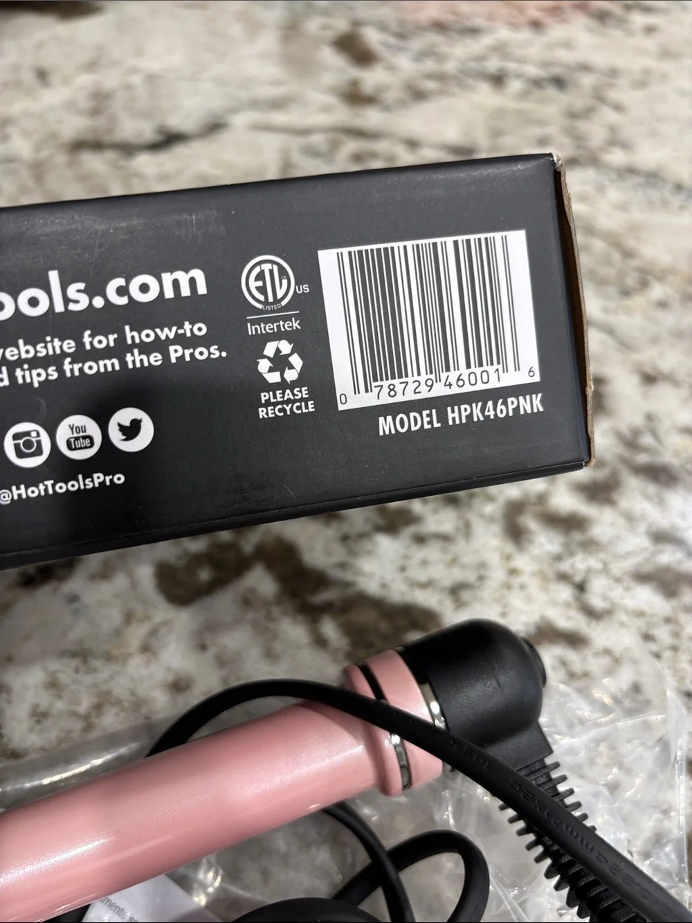 Hot Tools Professional Pink 1.5